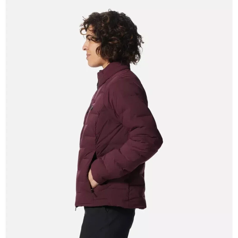 Mountain Hardwear Stretchdown Puffer Jacket Women's XS Purple Full Zip ERK1660